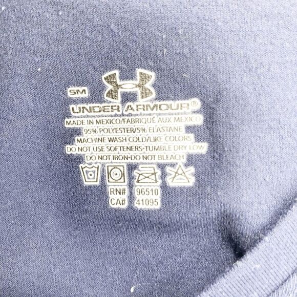 Under Armour Men's Blue Cal Raglan Long Sleeve Shirt Top Size S - Picture 4 of 4